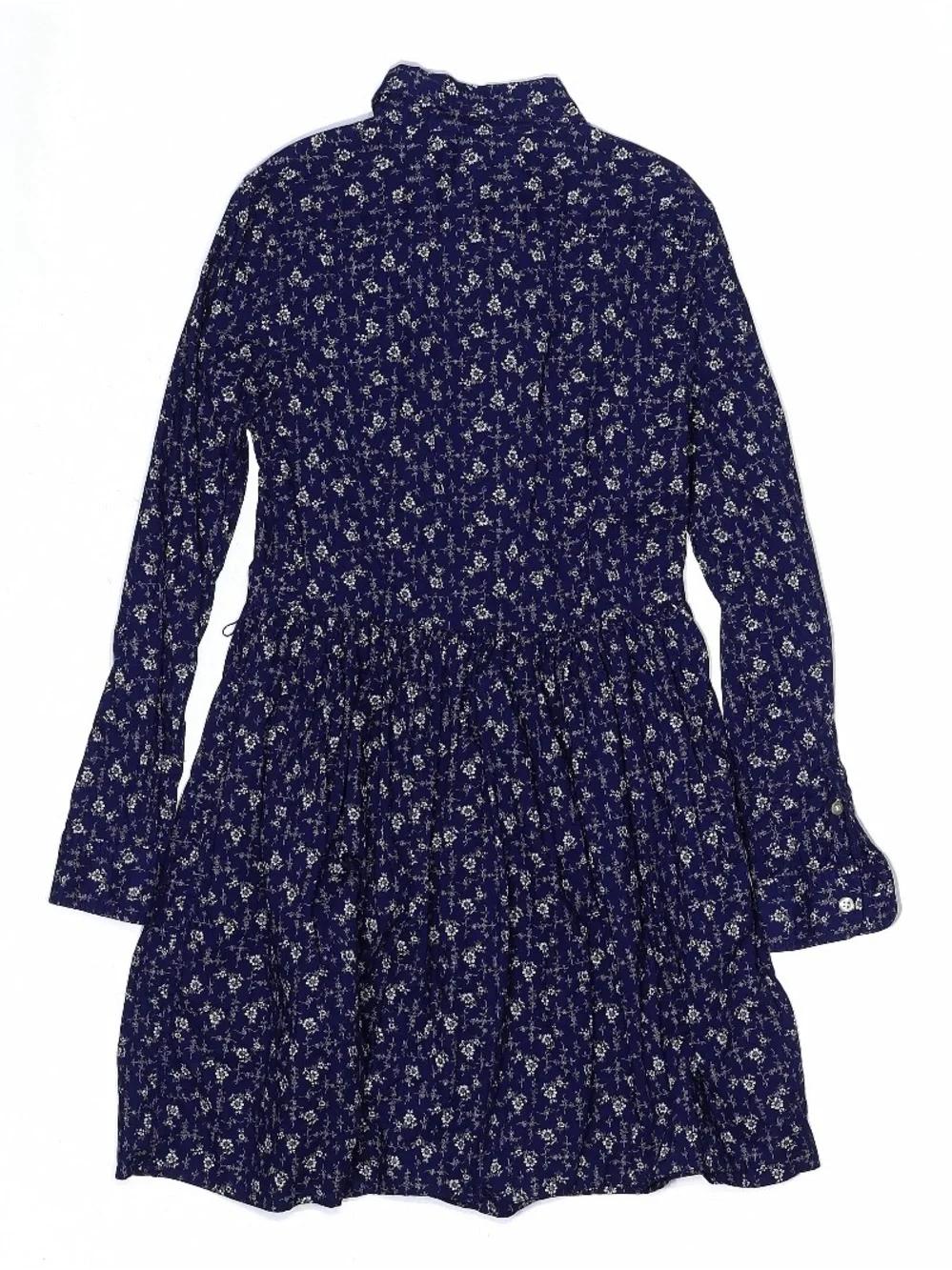 Girls dress - by Ralph Lauren polo Navy Floral Button-Up dress - size 12